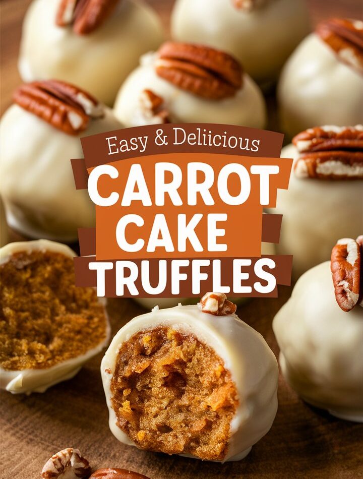Carrot Cake Ball Truffles
