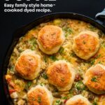 Cheddar Biscuit Topped Harvest Chicken Pot Pie