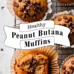 Healthy Peanut Butter Banana Muffins