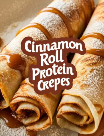 Cinnamon Roll Protein Crepes