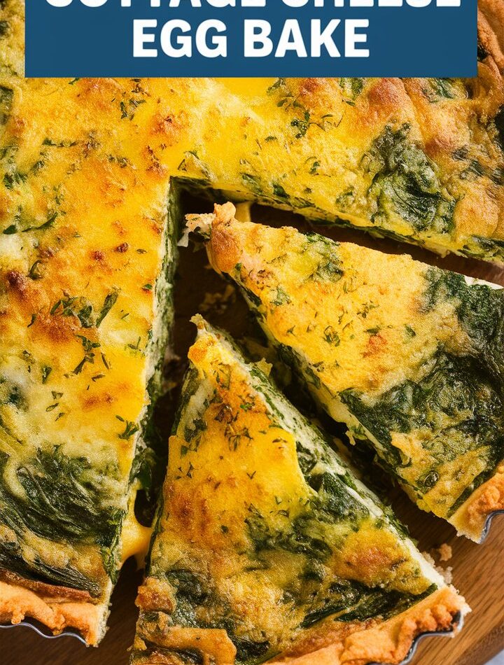 Healthy Cottage Cheese Egg Bake