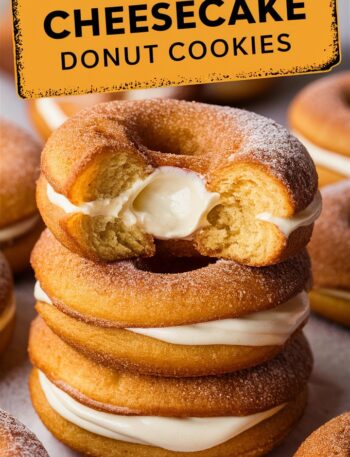 Churro Cheesecake Donut Cookies