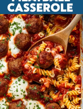 Dump and Bake Meatball Casserole