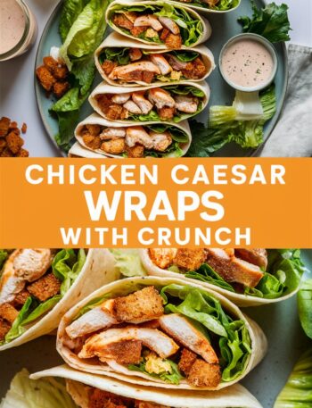 Chicken Caesar Wraps