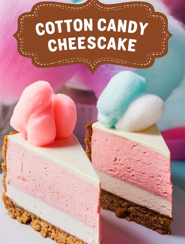 Cotton Candy Cheesecake