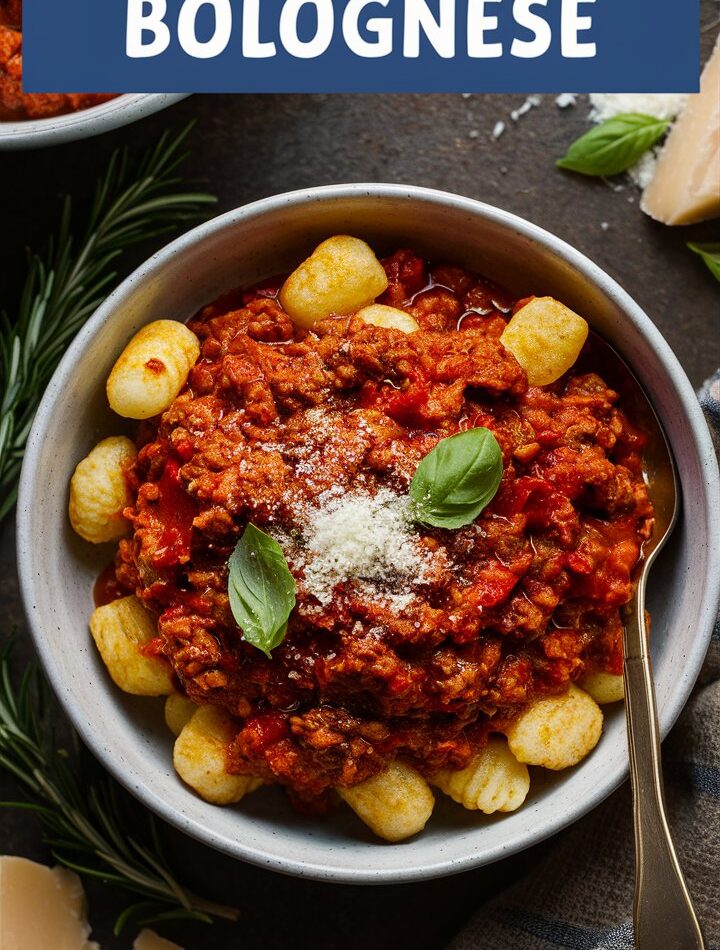 Gnocchi Bolognese