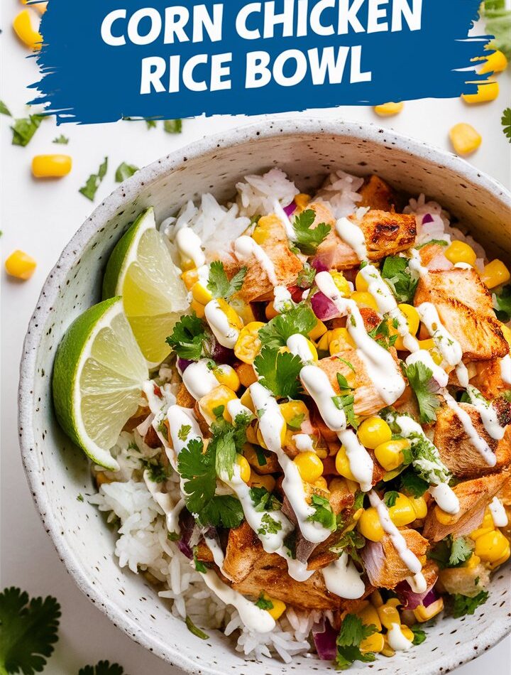 Easy Street Corn Chicken Rice Bowl