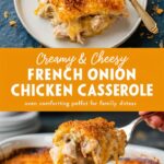 French Onion Stuffed Chicken Casserole