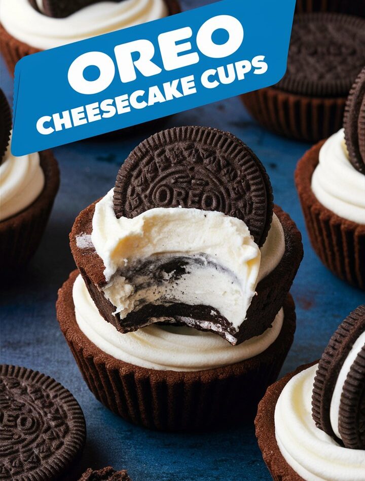 Oreo Cheesecake Cookie Cups