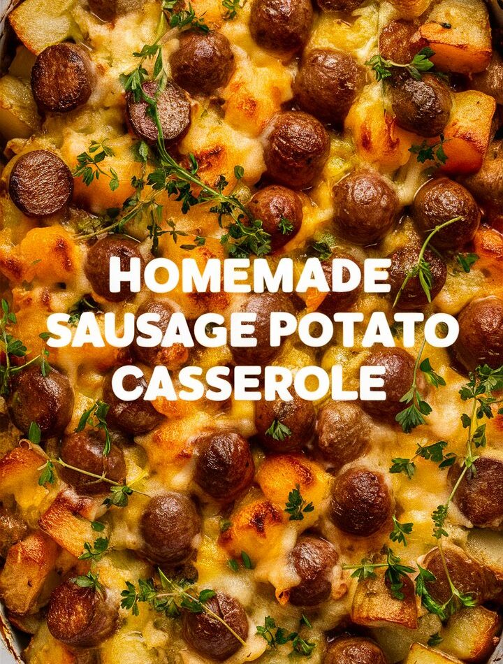 Sausage and Potato Casserole with Spring Veggies