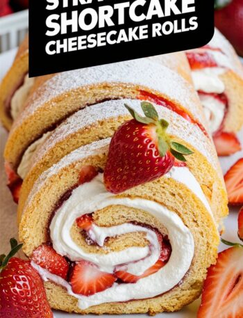 Strawberry Shortcake Cheesecake Rolls