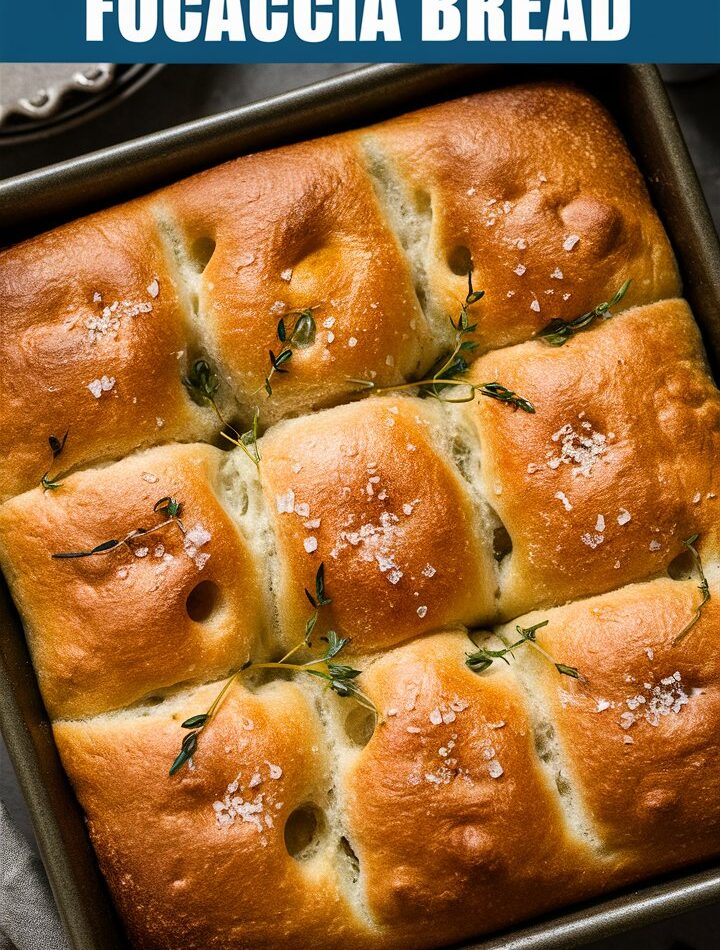 Easy Homemade Focaccia Bread