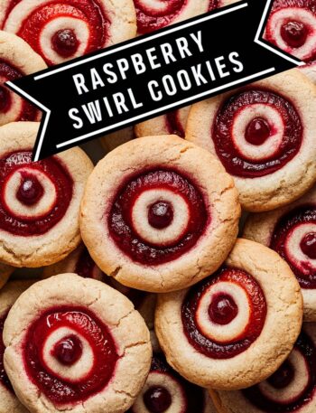 Raspberry Swirl Cookies
