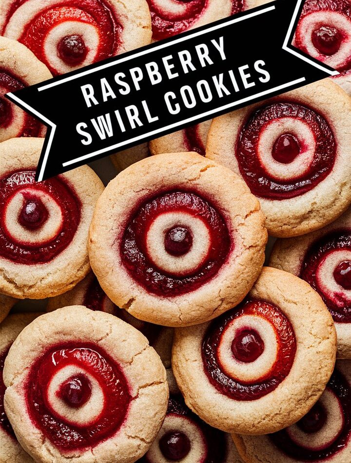 Raspberry Swirl Cookies