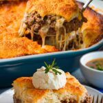 Cheddar Bay Ground Beef Cobbler
