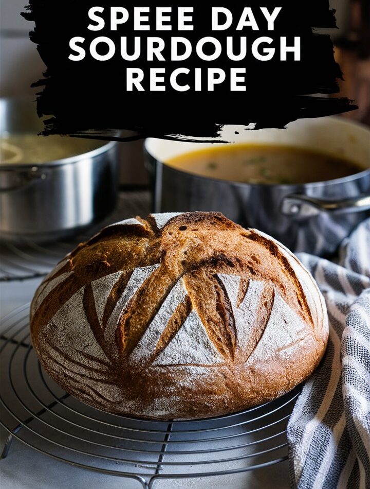 Speedy Same Day Sourdough Bread Recipe