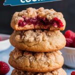 Raspberry Crumble Cookies