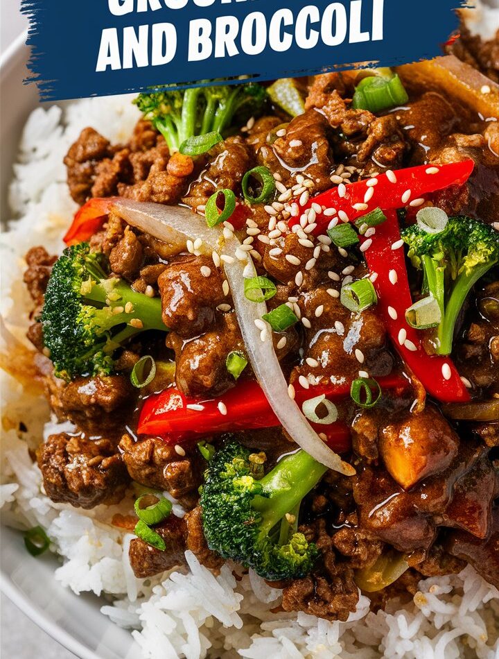 Ground Beef and Broccoli