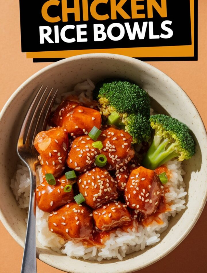 Sticky Chicken Rice Bowls