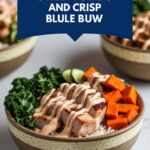 Roasted Chicken Sweet Potato and Kale Bowls