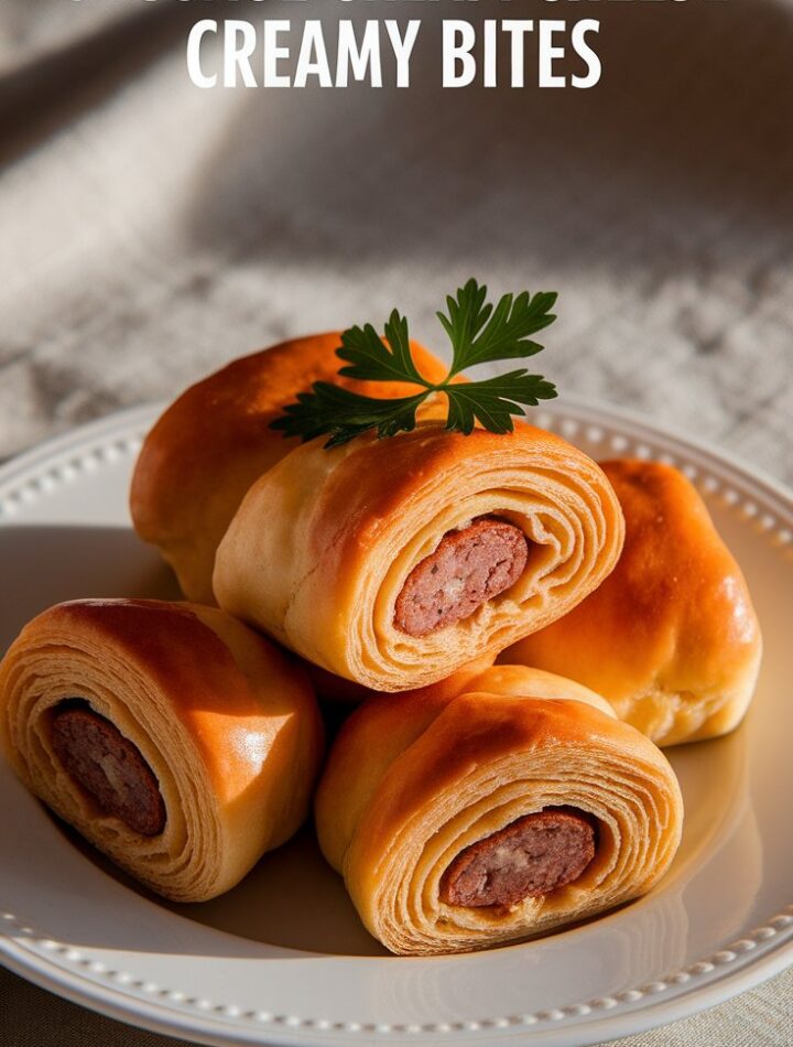 Sausage Cream Cheese Crescent Rolls