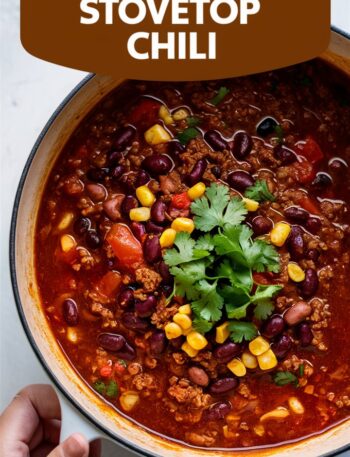 The Best Homemade Stovetop Chili