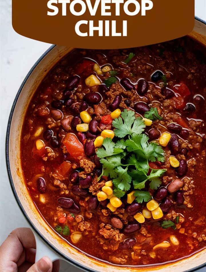 The Best Homemade Stovetop Chili