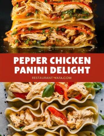 Best Honey Pepper Chicken Panini Pasta