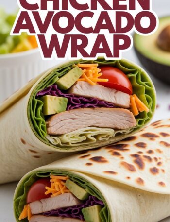 Healthy Chicken Avocado Wraps
