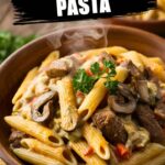 Philly Cheesesteak pasta