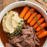 Slow Cooker Garlic Herb Pot Roast