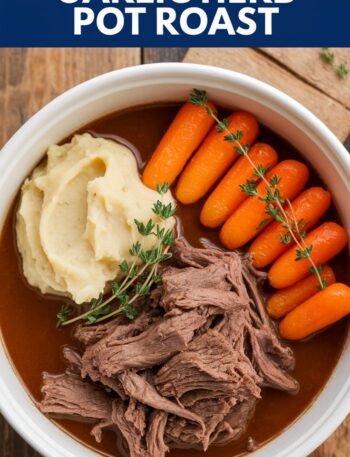 Slow Cooker Garlic Herb Pot Roast