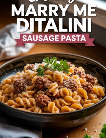 Creamy Marry Me Ditalini Sausage Pasta