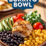 One Pan Chicken Burrito Bowl