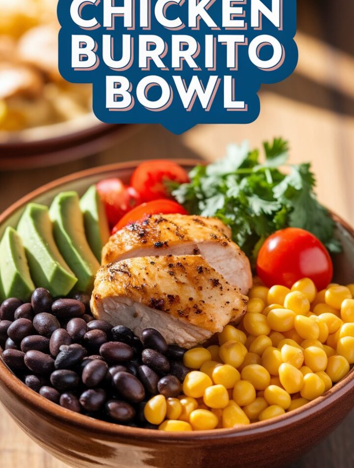 One Pan Chicken Burrito Bowl