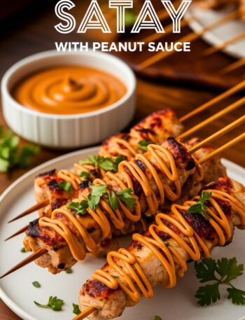 Chicken Satay with Peanut Sauce