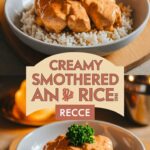 Smothered Chicken and Rice recipe
