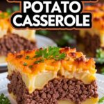 Cheesy Hamburger Potato Casserole