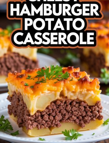 Cheesy Hamburger Potato Casserole