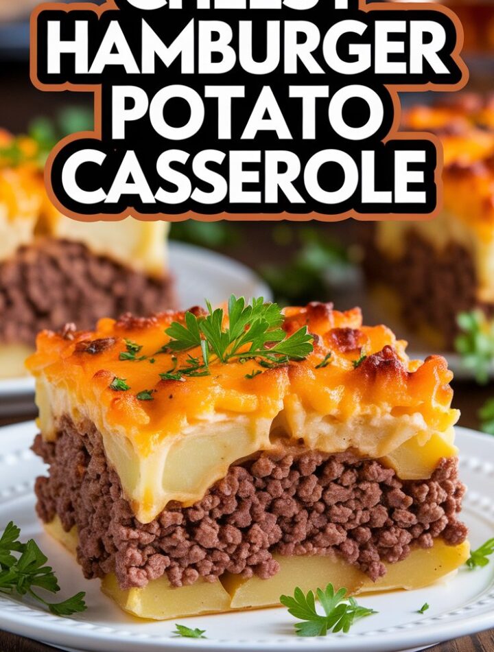Cheesy Hamburger Potato Casserole