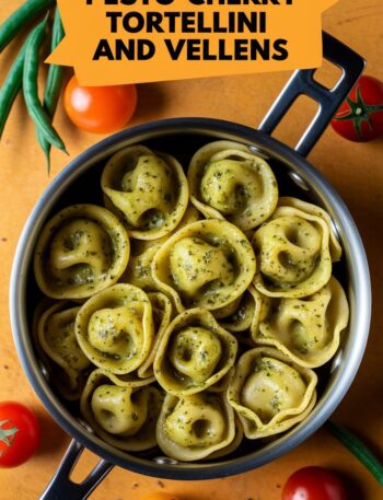 Pesto Chicken Tortellini and Veggies