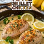 Creamy Lemon Pepper Skillet Chicken