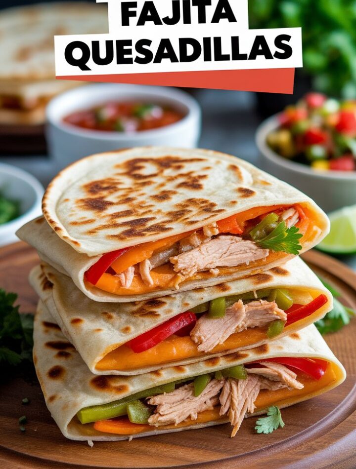 Chicken Fajita Quesadillas