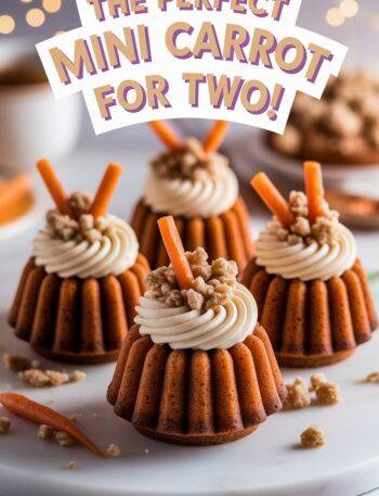 The Perfect Mini Carrot Cake for Two!