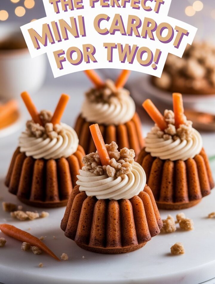 The Perfect Mini Carrot Cake for Two!