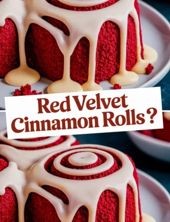 Red Velvet Cinnamon Rolls
