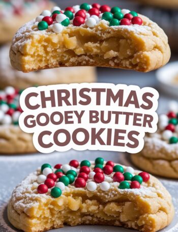 Christmas Gooey Butter Cookies