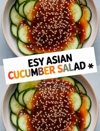 Easy Asian Cucumber Salad