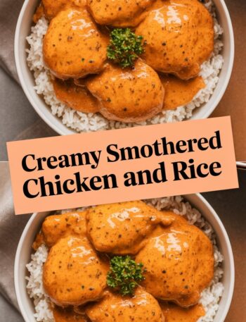 Creamy Smothered Chicken and Rice