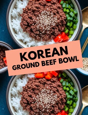 Korean Ground Beef Bowl